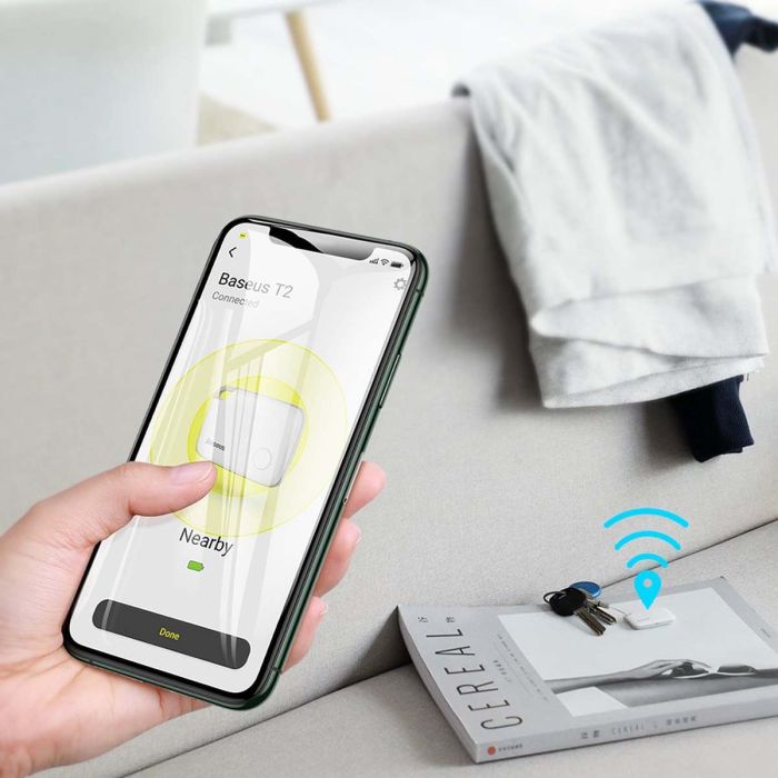 Mini Localizador T2 Sem Fios Baseus Acessórios - iGrade