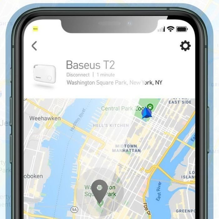 Mini Localizador T2 Sem Fios Baseus Acessórios - iGrade